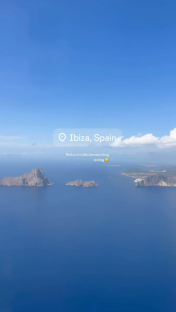Aerial view of Ibiza, Spain.