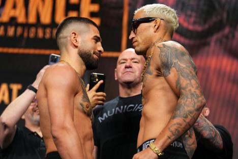 UFC 317: Ilia Topuria brutally KNOCKS OUT Charles Oliveira to win LW title to pave way for huge Paddy Pimblett clash