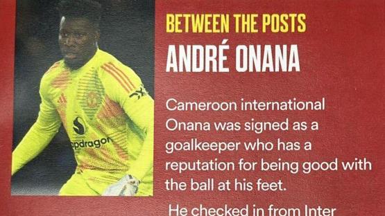 Man Utd fans fume as Nottingham Forest ‘take the p***’ out of Andre Onana with savage description in matchday programme