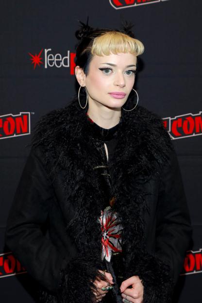 Ruth Codd at Netflix's The Midnight Club at New York Comic Con.