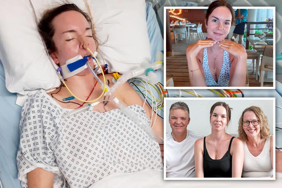 Mum finds daughter, 21, ‘not moving in chair’ after watching TV and eating hash browns before she slipped into a coma