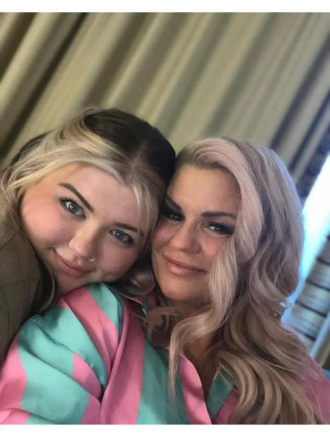 Kerry Katona and her daughter.