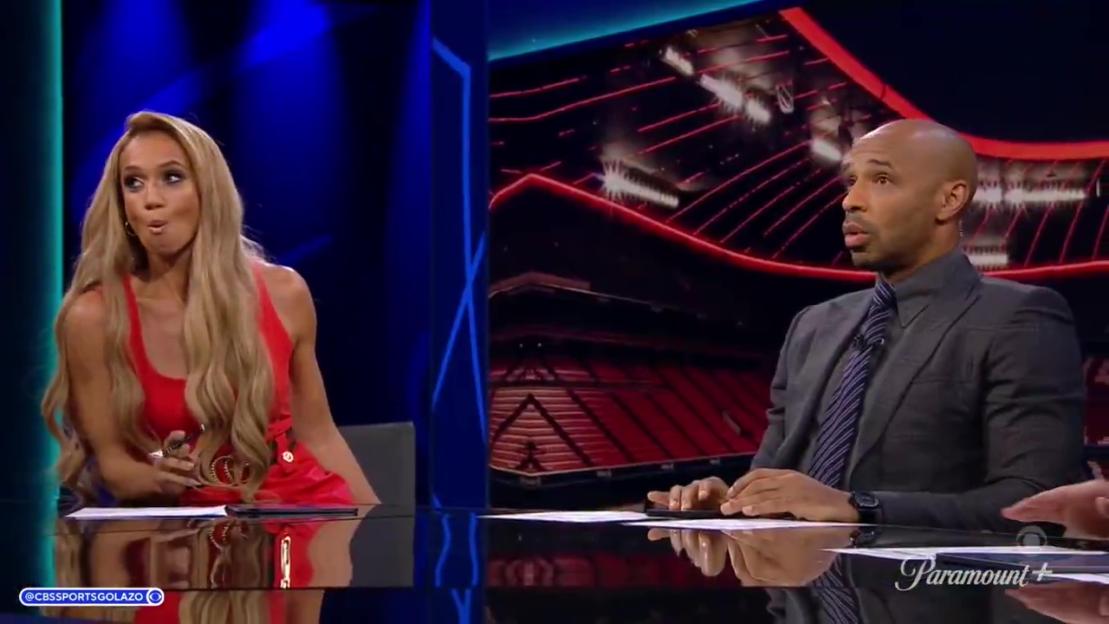 Thierry Henry and Kate Abdo.
