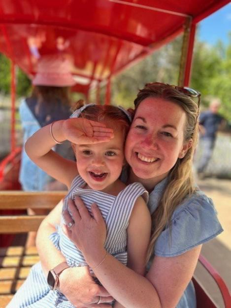 Jessy Morton with mum Lisa. A tot who complained about having a sore eye had her right eye removed due to a rare cancer. Jessy Morton, four, first developed a red eye in November 2023, which cleared with antibiotics. But the following month she began complaining that light hurt her right eye. Her mother, Lisa, 43, initially took her to urgent care, where doctors were more concerned about treating her for tonsillitis but referred to an eye clinic for March 2024. Photo released 24/08/2025