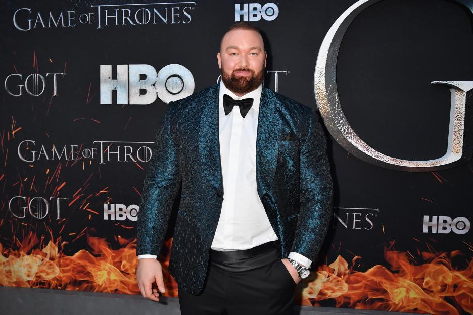 Hafþór Júlíus Björnsson at the Game of Thrones season 8 premiere.