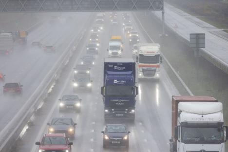 UK weather: Met Office warns of MORE torrential rain and thunderstorms with flooded roads sparking Easter travel chaos