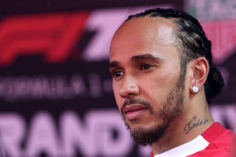Lewis Hamilton of Scuderia Ferrari at the F1 Grand Prix of Monaco.