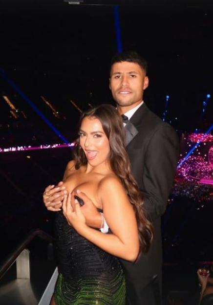 Love Island’s Conor grabs girlfriend Megan’s boobs in VERY racy snap from NTAs