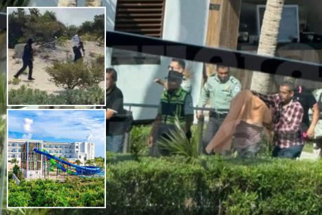 Our dream Mexico holiday was ruined by GUNFIGHT in hotel swimming pool – we barely made it out alive