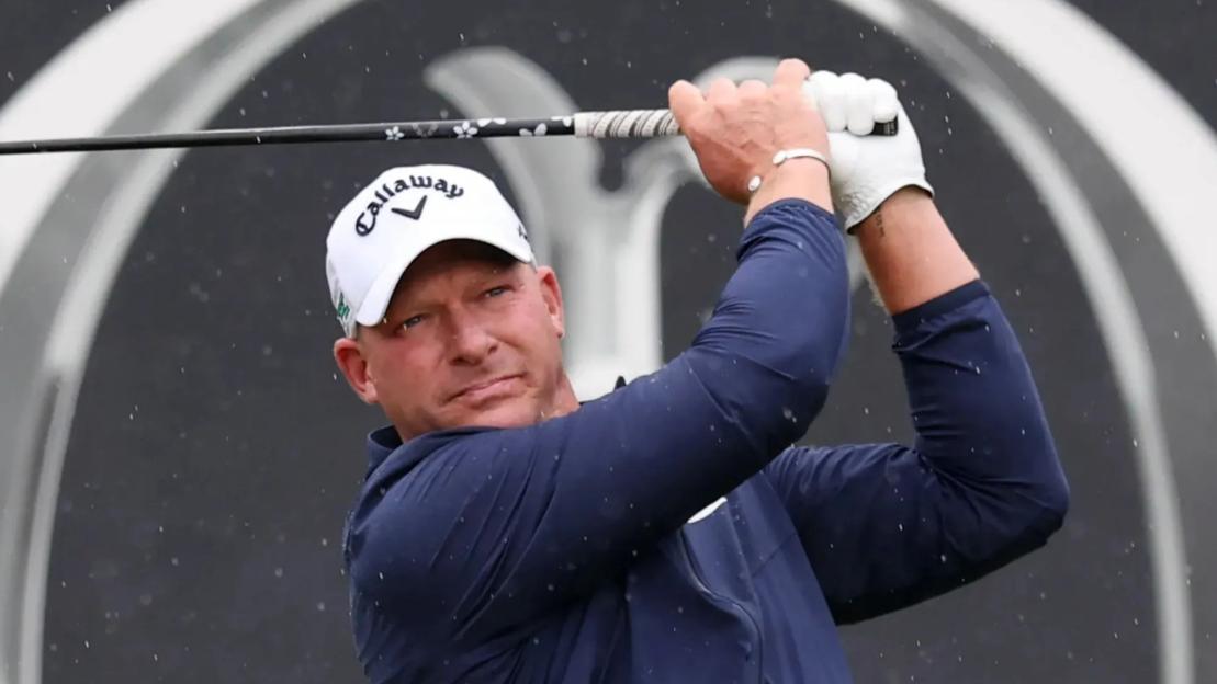 The Open golf star suffers a meltdown and takes FOUR shots to escape a bunker and cards 10 at hole No4 at Royal Portrush
