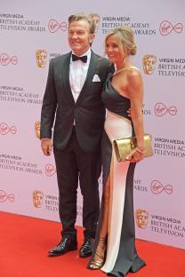 Bradley Walsh and his wife Donna Derby at the British Academy Television Awards.