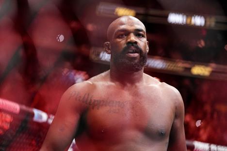 Jon Jones in the UFC ring.