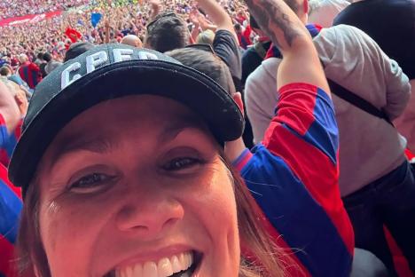 Susanna Reid celebrates ‘epic’ FA Cup final with fans as ITV host’s ex-boyfriend leads Crystal Palace to first trophy