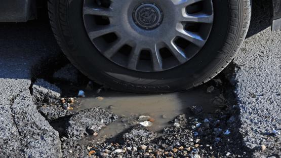 Urgent warning as car breakdowns caused by potholes in Britain’s crumbling roads soar in last year