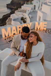 Chidubem&#8217;s Proposal to Amarachi in Santorini Was Magical! 8