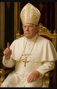 Reactions as Trump posts picture of himself as Pope