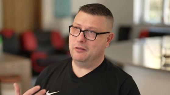 Brian Buckle, wrongly imprisoned for five years, speaks.