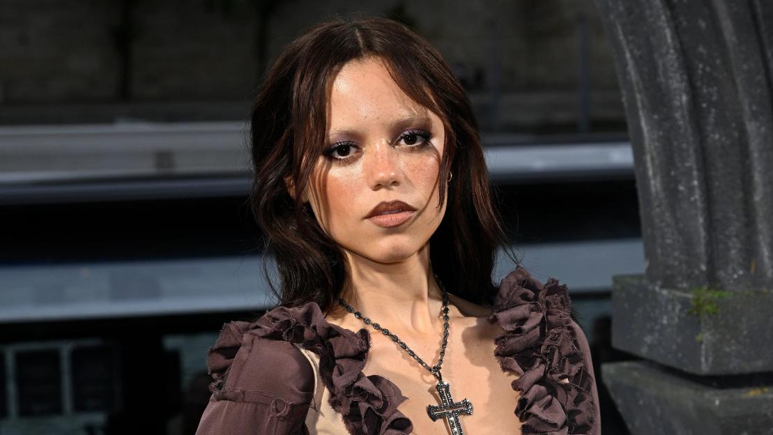 Spooky Jenna Ortega ruffles feathers in frilly dress at Paris premiere of Wednesday season 2