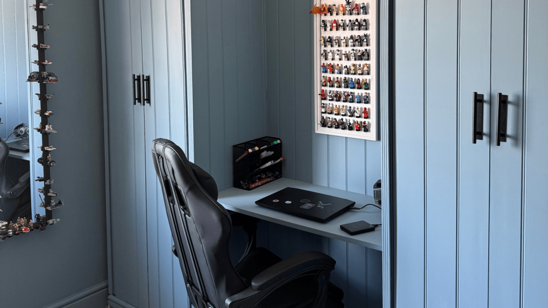 I saved myself £2.3k by creating bespoke fitted wardrobe with flatpack Argos furniture – and it only took a weekend
