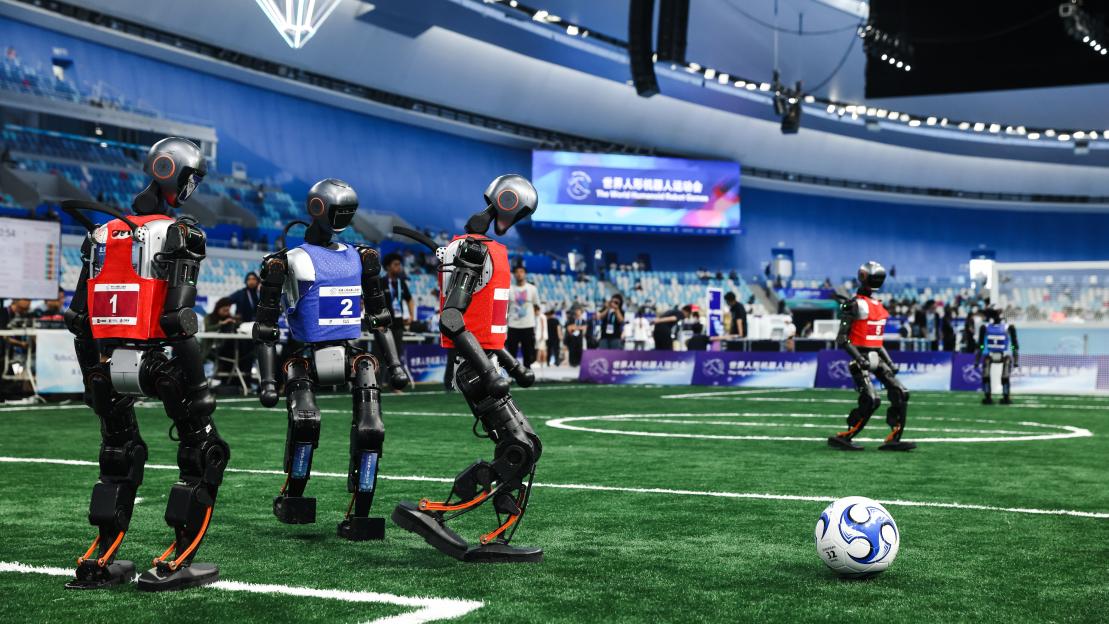Watch as bungling bots compete in first World Robot Games – & show humanoids aren’t ready for world domination just yet