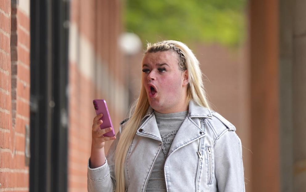 Ciara Watkin outside Teesside Crown Court.