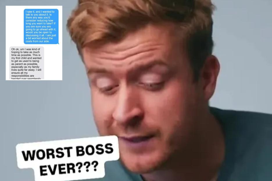 ‘Beyond diabolical’ – Boss sparks fury over shocking texts to employee about her maternity leave
