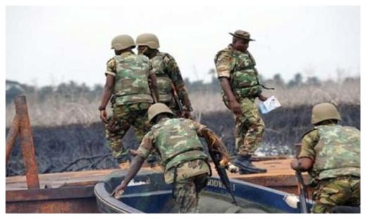 Nigeria Navy deactivates illegal oil storage facility, recovers exhibits in Bayelsa State