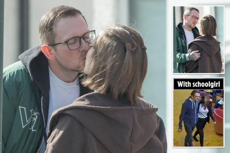 Paedo teacher Jeremy Forrest spotted with new girlfriend 15 years his junior after ditching his second wife for her