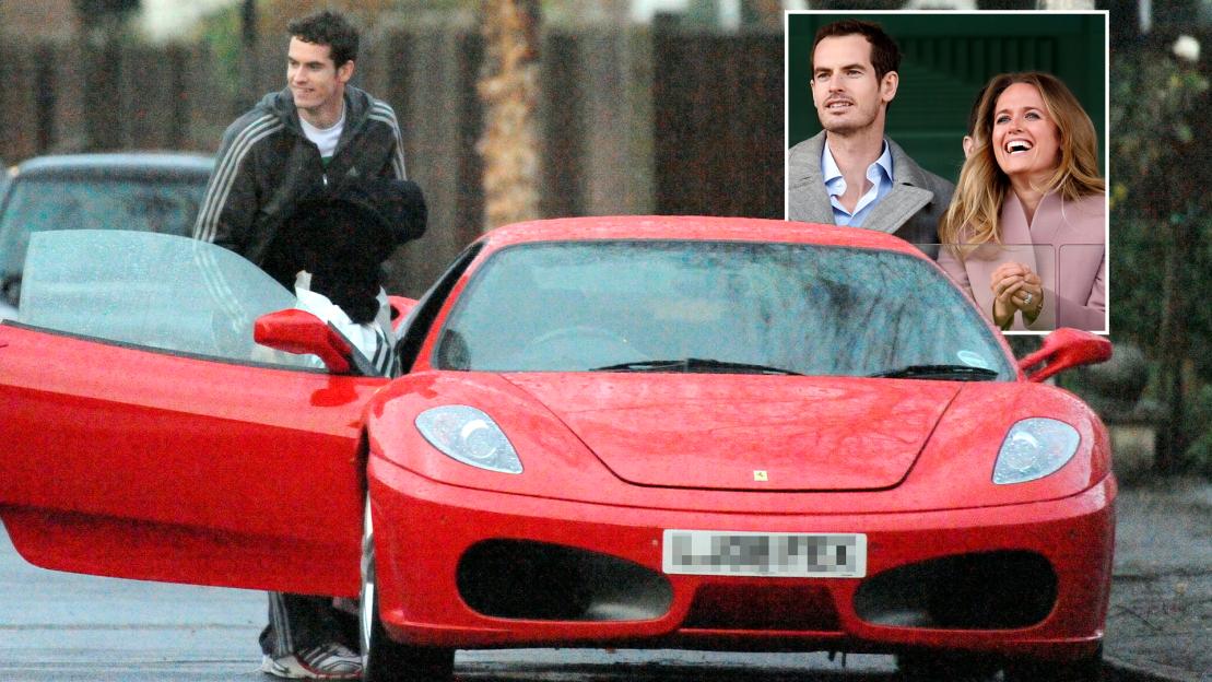 Sir Andy Murray split with wife Kim and bought a Ferrari but Wimbledon icon was immediately pulled over by police