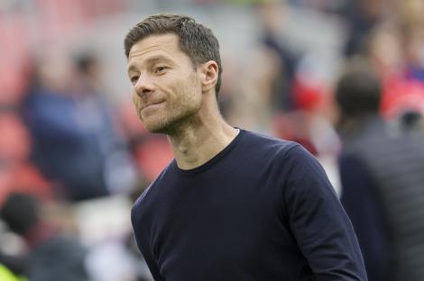 Xabi Alonso, head coach of Bayer Leverkusen.