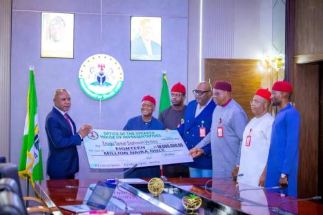 House of Reps presents relief to victims of Enugu tanker explosion