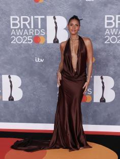Vick Hope at the BRIT Awards 2025.