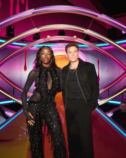 AJ Odudu and Will Best at the Big Brother live launch.
