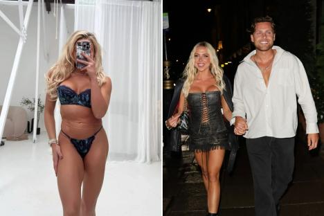 Love Island All Stars winner Gabby Allen strips down to sexy lingerie as she shows ex Casey O’Gorman what he’s missing