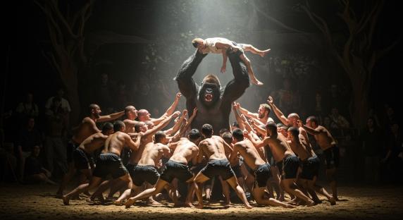 As 100 men v single gorilla fight sparks an internet frenzy… just who would win if the contest actually took place?
