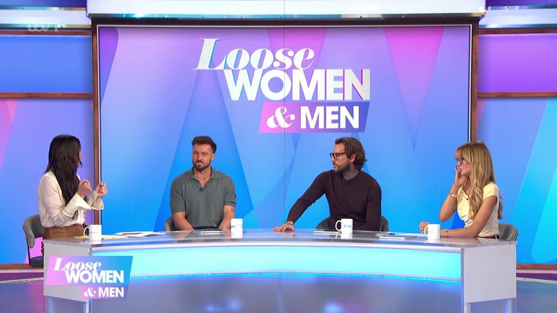 Olivia Attwood, Pete Wicks, and Sam Thompson on Loose Women & Men.