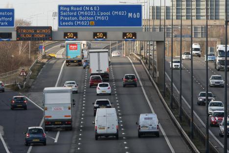 ‘Multi-car crash’ sparks rush-hour chaos on M60 with emergency crews scrambled & traffic snarling back for 5 miles