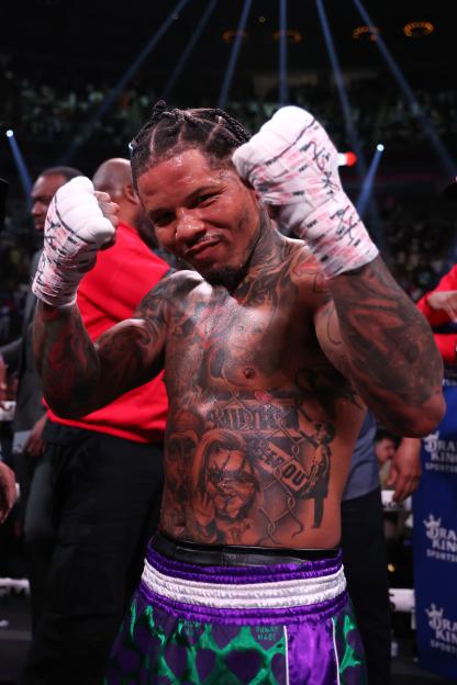 Gervonta Davis victorious in boxing match.
