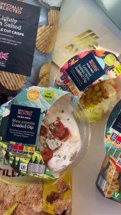 Aldi's new loaded dips with chips.