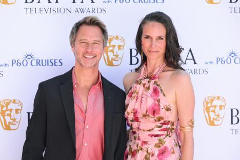 Chesney Hawkes and Kristina Hawkes at the BAFTA Television Awards.