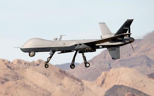 MQ-9 Reaper drone in flight.
