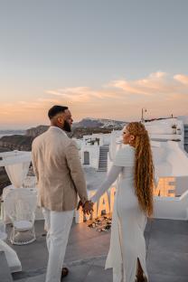 Chidubem&#8217;s Proposal to Amarachi in Santorini Was Magical! 3