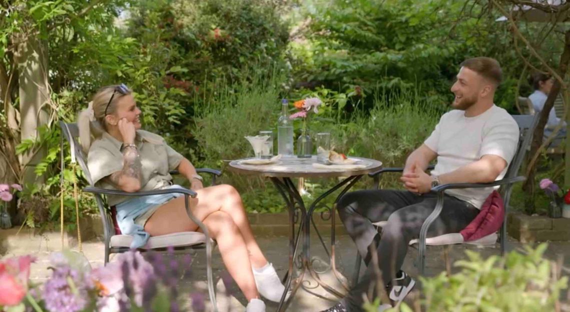 Kerry Katona and Paolo on a date.