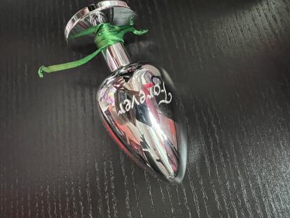 Chrome butt plug with
