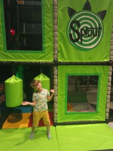 Boy in soft play area at a Sprout location.