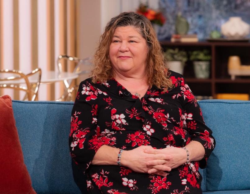 Editorial use only Mandatory Credit: Photo by Ken McKay/ITV/REX/Shutterstock (14923166a) Cheryl Fergison 'This Morning' TV show, London, UK - 19 Nov 2024
