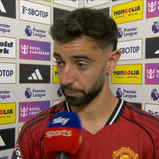 Manchester United player being interviewed.