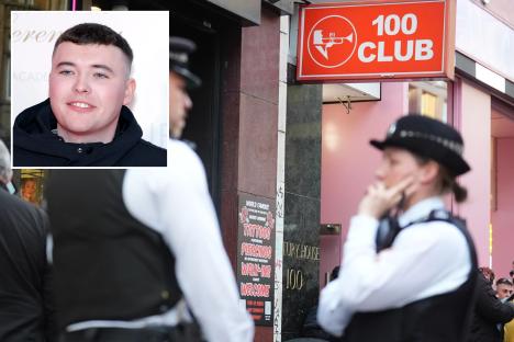 Cops turn up at Kneecap surprise gig in London hours after rapper Liam O’Hanna, 27, charged with terror offence