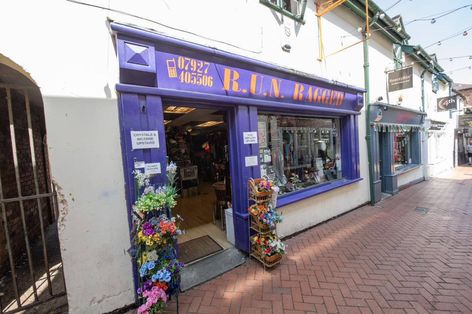 Run Ragged vintage shop in Wrexham.