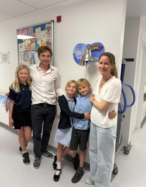 Gaspard Ronsseray, a boy diagnosed with rare stage three cancer, and his family.